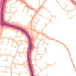 Daytime road noise heatmap for CV35 9LP