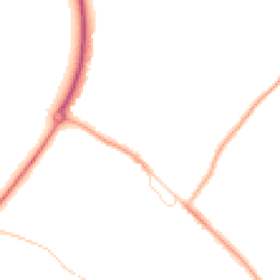 Night-time road noise heatmap for CV35 9LY