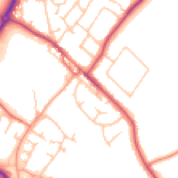 Daytime road noise heatmap for CV35 9NH