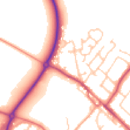 Daytime road noise heatmap for CV35 9PG