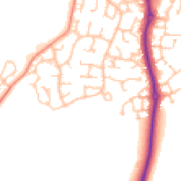 Daytime road noise heatmap for CV35 9PT