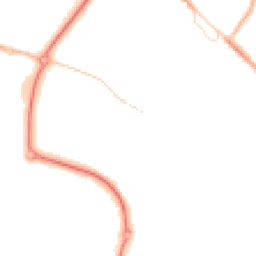 Night-time road noise heatmap for CV35 9PZ
