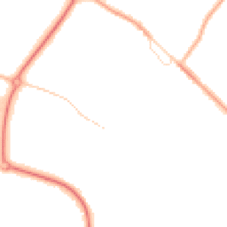 Night-time road noise heatmap for CV35 9QS