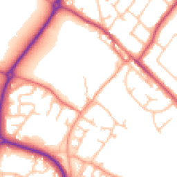 Daytime road noise heatmap for CV35 9QT
