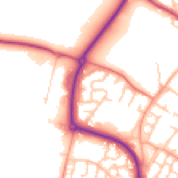 Daytime road noise heatmap for CV35 9RG