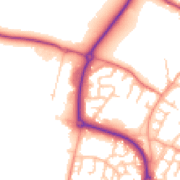 Daytime road noise heatmap for CV35 9RQ