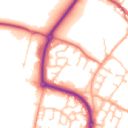Daytime road noise heatmap for CV35 9RS