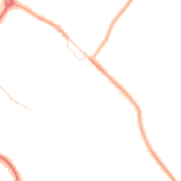 Night-time road noise heatmap for CV35 9SJ