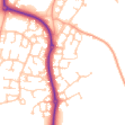 Daytime road noise heatmap for CV35 9ST