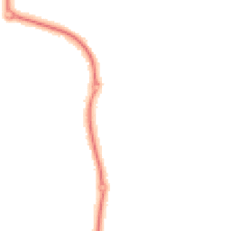 Night-time road noise heatmap for CV35 9ST