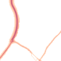 Night-time road noise heatmap for CV35 9UD