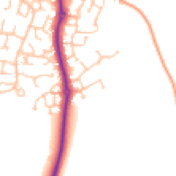 Daytime road noise heatmap for CV35 9UQ