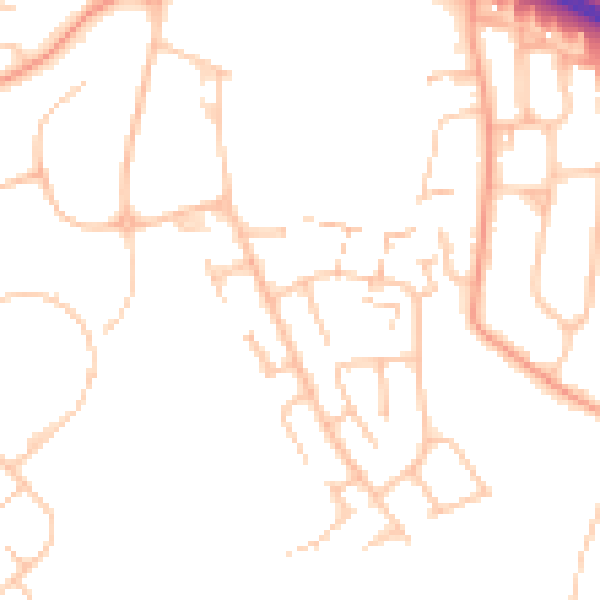 Daytime road noise heatmap for CV4 7AA