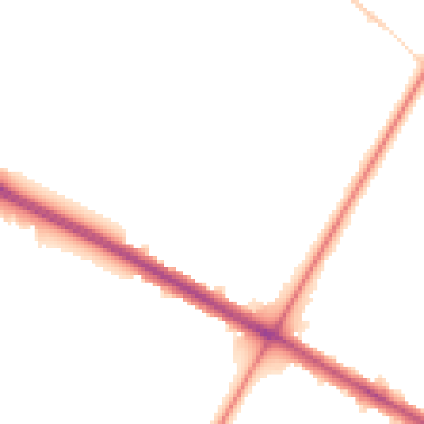 Night-time road noise heatmap for CV4 7AS