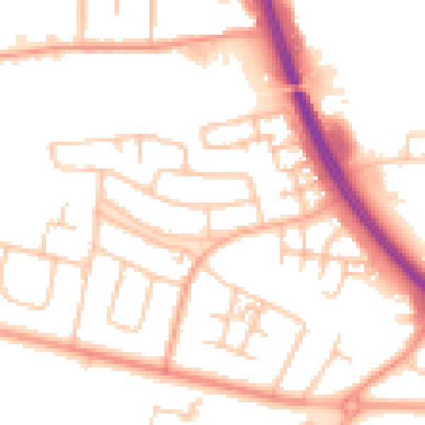 Daytime road noise heatmap for CV4 8GB