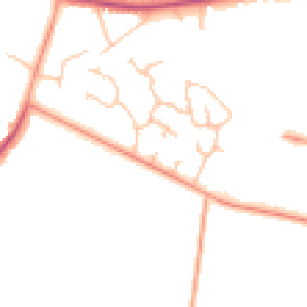 Daytime road noise heatmap for CV4 8HP