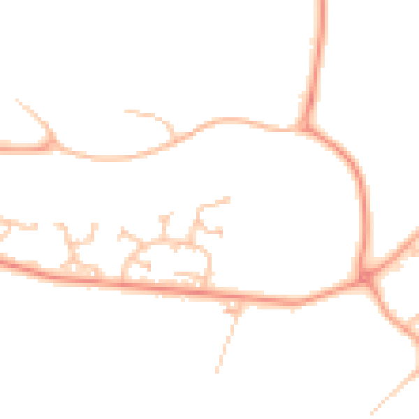 Daytime road noise heatmap for CV4 8JL