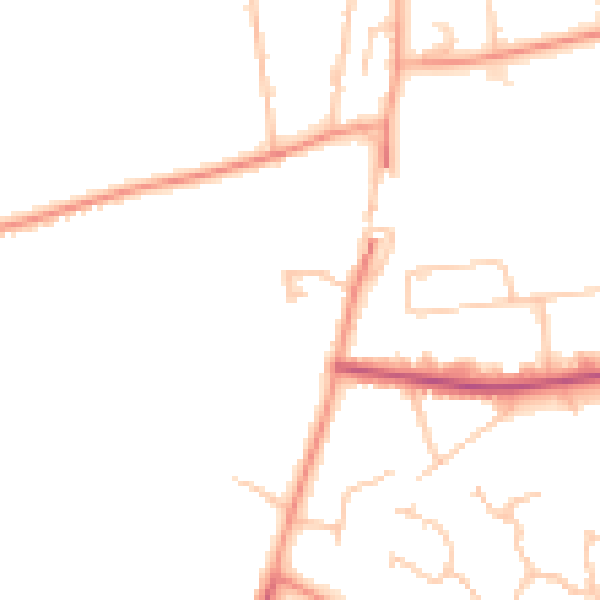 Daytime road noise heatmap for CV4 8LH