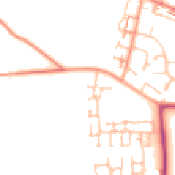 Daytime road noise heatmap for CV4 9US