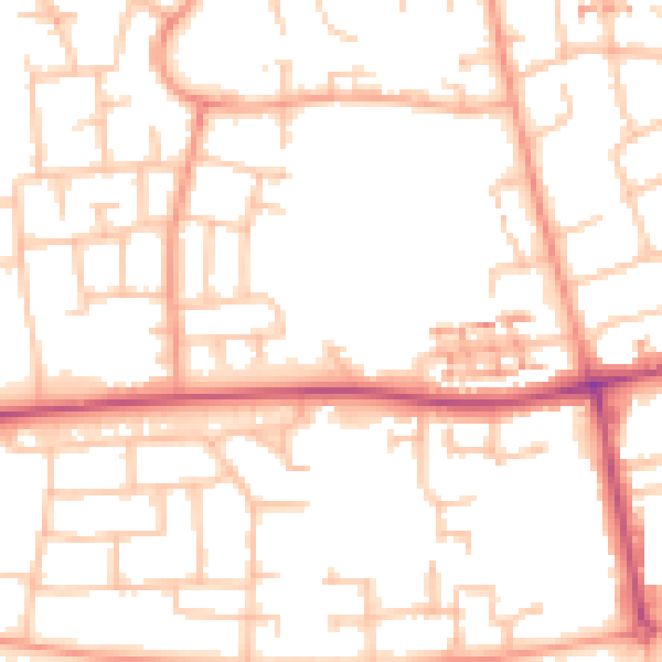 Daytime road noise heatmap for CV4 9XR