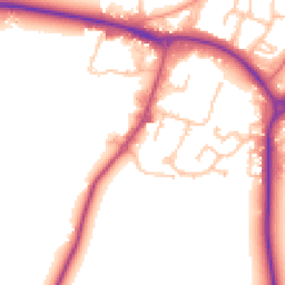 Daytime road noise heatmap for CV47 0DR