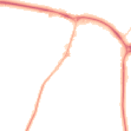 Night-time road noise heatmap for CV47 0DR