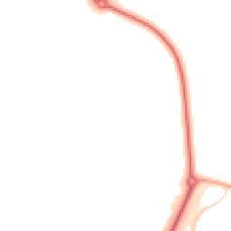 Night-time road noise heatmap for CV47 0EL