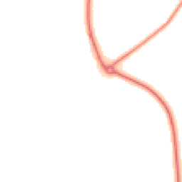 Night-time road noise heatmap for CV47 0ET