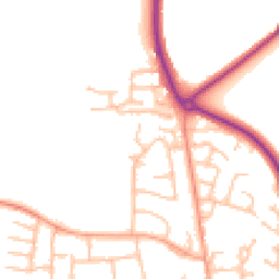 Daytime road noise heatmap for CV47 0EU