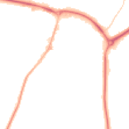 Night-time road noise heatmap for CV47 0FB