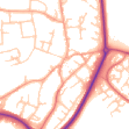 Daytime road noise heatmap for CV47 0FN