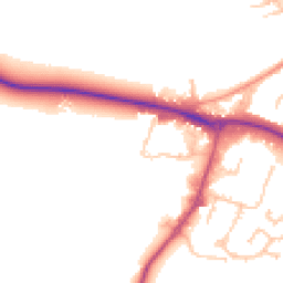 Daytime road noise heatmap for CV47 0FP