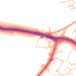 Daytime road noise heatmap for CV47 0FS