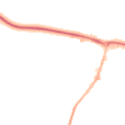 Night-time road noise heatmap for CV47 0FT