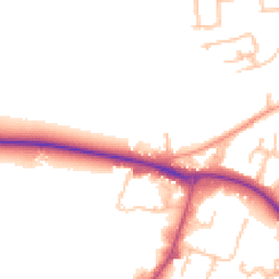 Daytime road noise heatmap for CV47 0HY