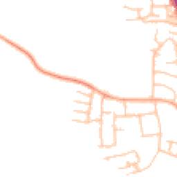 Daytime road noise heatmap for CV47 0JP