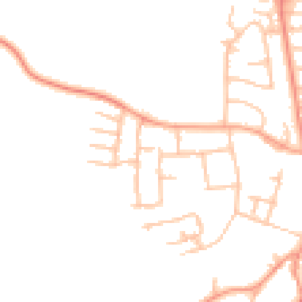 Daytime road noise heatmap for CV47 0LB