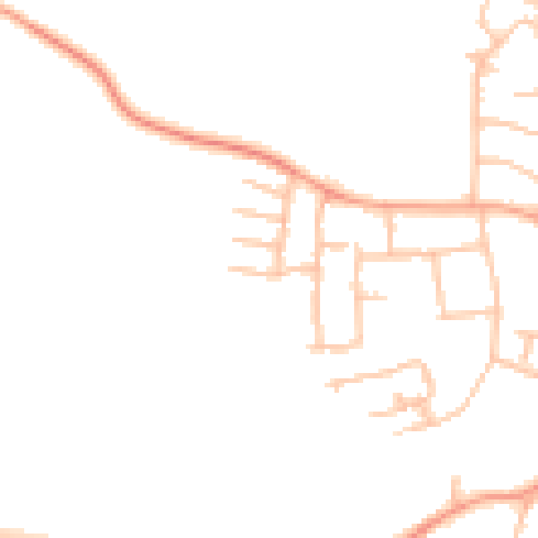 Daytime road noise heatmap for CV47 0LE