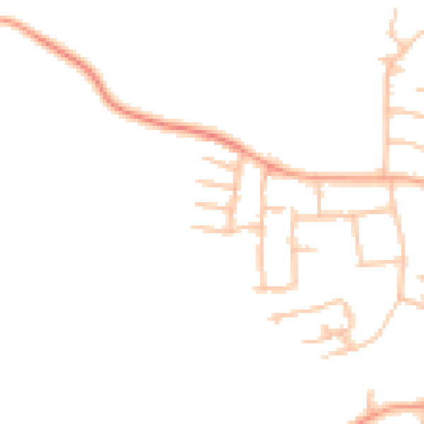 Daytime road noise heatmap for CV47 0LG