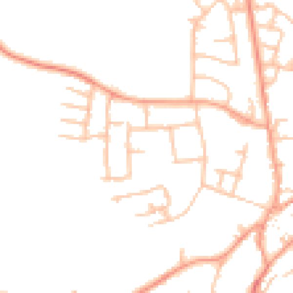 Daytime road noise heatmap for CV47 0LR