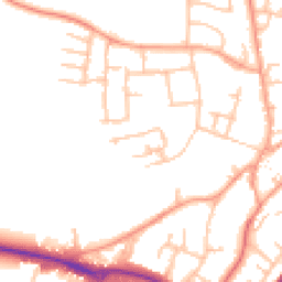 Daytime road noise heatmap for CV47 0NJ