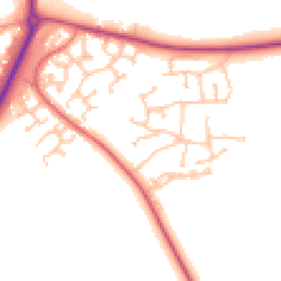 Daytime road noise heatmap for CV47 1AF