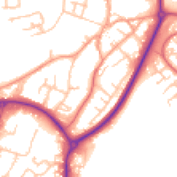 Daytime road noise heatmap for CV47 1BB