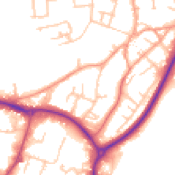 Daytime road noise heatmap for CV47 1HT