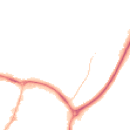 Night-time road noise heatmap for CV47 1HT