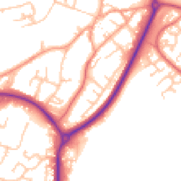 Daytime road noise heatmap for CV47 1NX