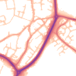 Daytime road noise heatmap for CV47 1PD
