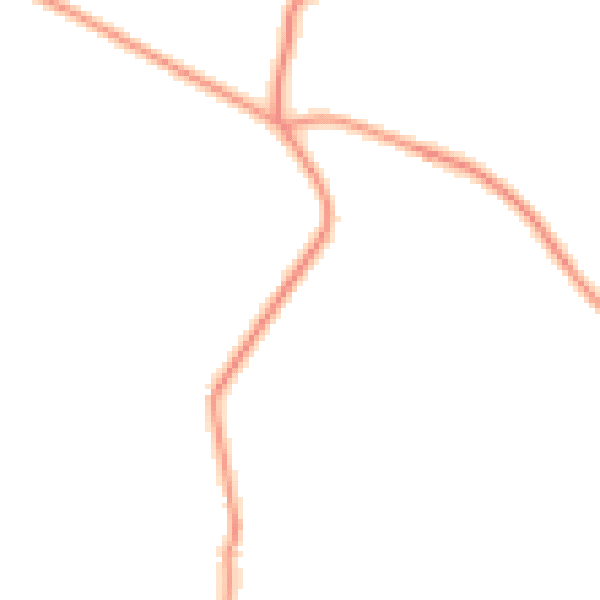 Daytime road noise heatmap for CV47 2AE