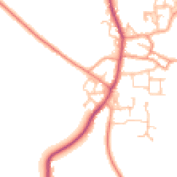 Daytime road noise heatmap for CV47 2AF