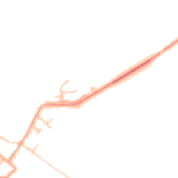 Daytime road noise heatmap for CV47 2BD